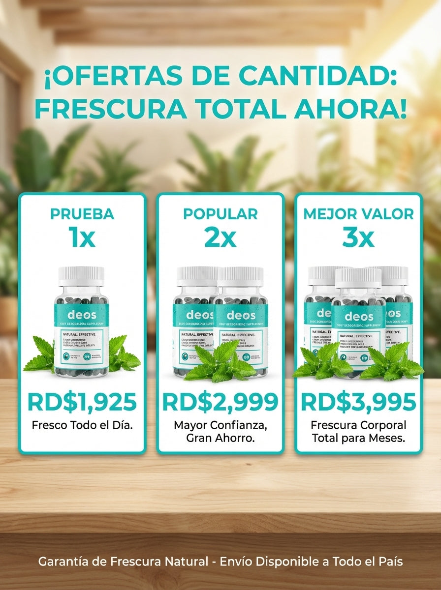 Deos: El Desodorante Interno Natural 24/7