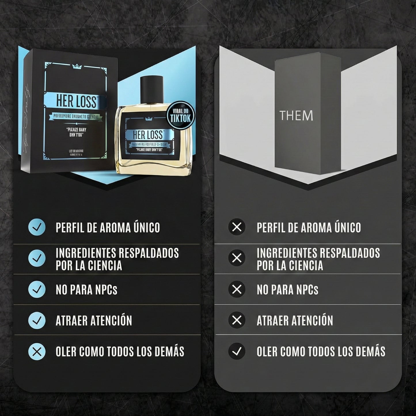 Her Loss 2.0™: Perfume de Atracción con Feromonas Concentradas