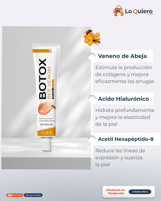 Crema Antiarrugas Premium – Botox Bee Venom Wrinkle Cream (Efecto Lifting Instantáneo)