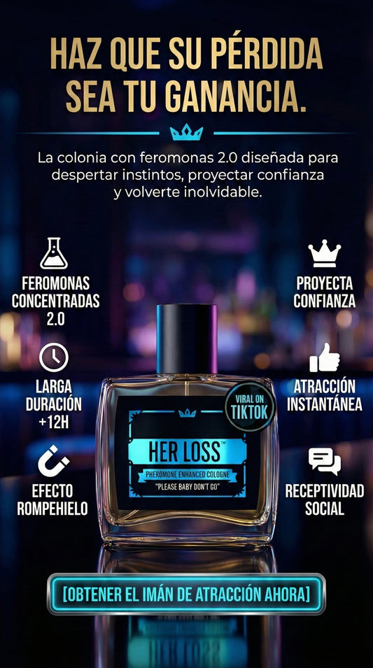 Her Loss 2.0™: Perfume de Atracción con Feromonas Concentradas