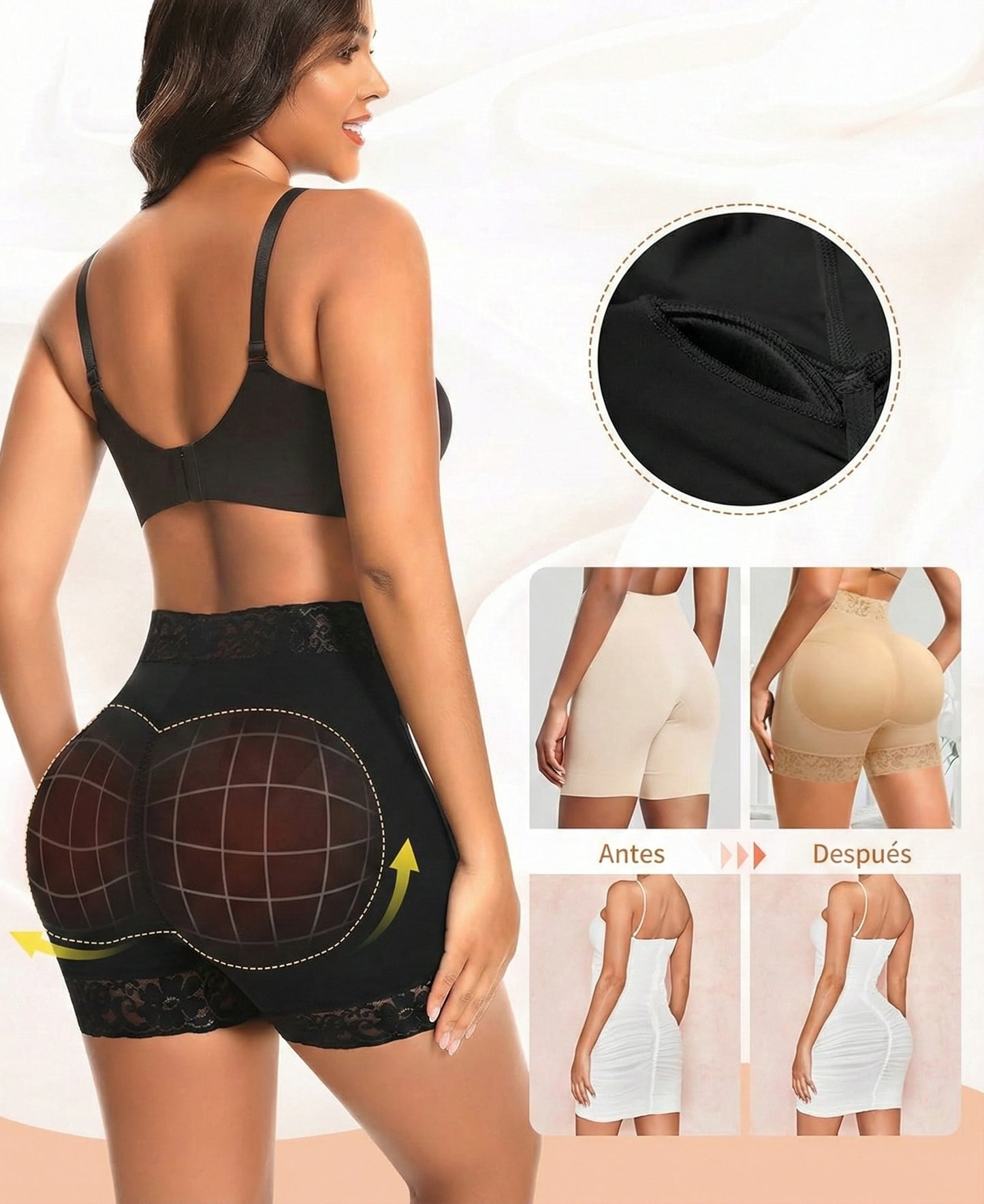 Short Levanta Cola™ 2-en-1: Levanta Glúteos y Control Abdominal