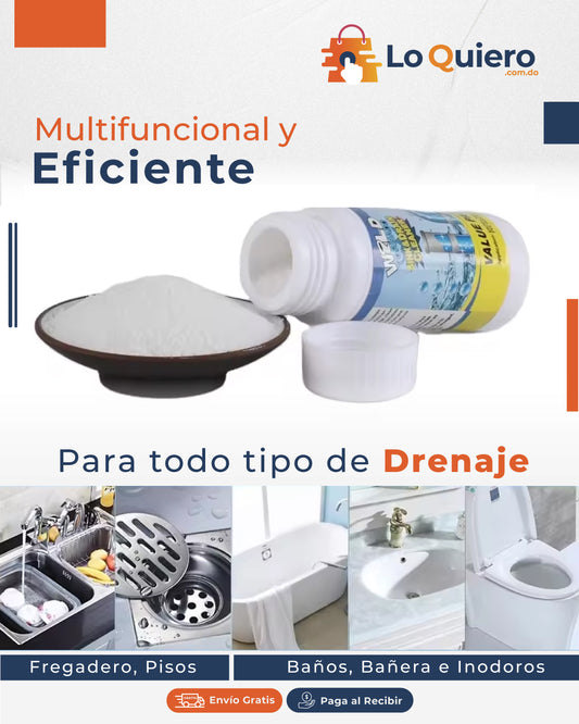 Limpiador de Tuberías - Polvo DestapaCaños