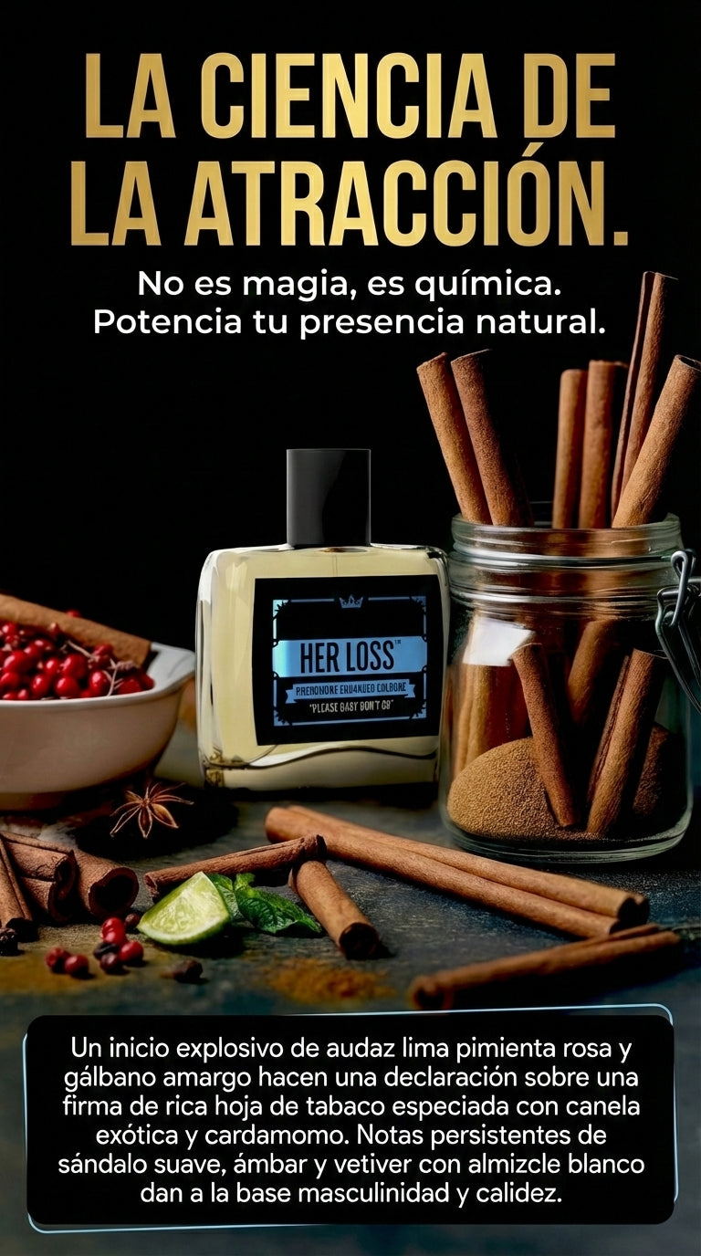 Her Loss 2.0™: Perfume de Atracción con Feromonas Concentradas