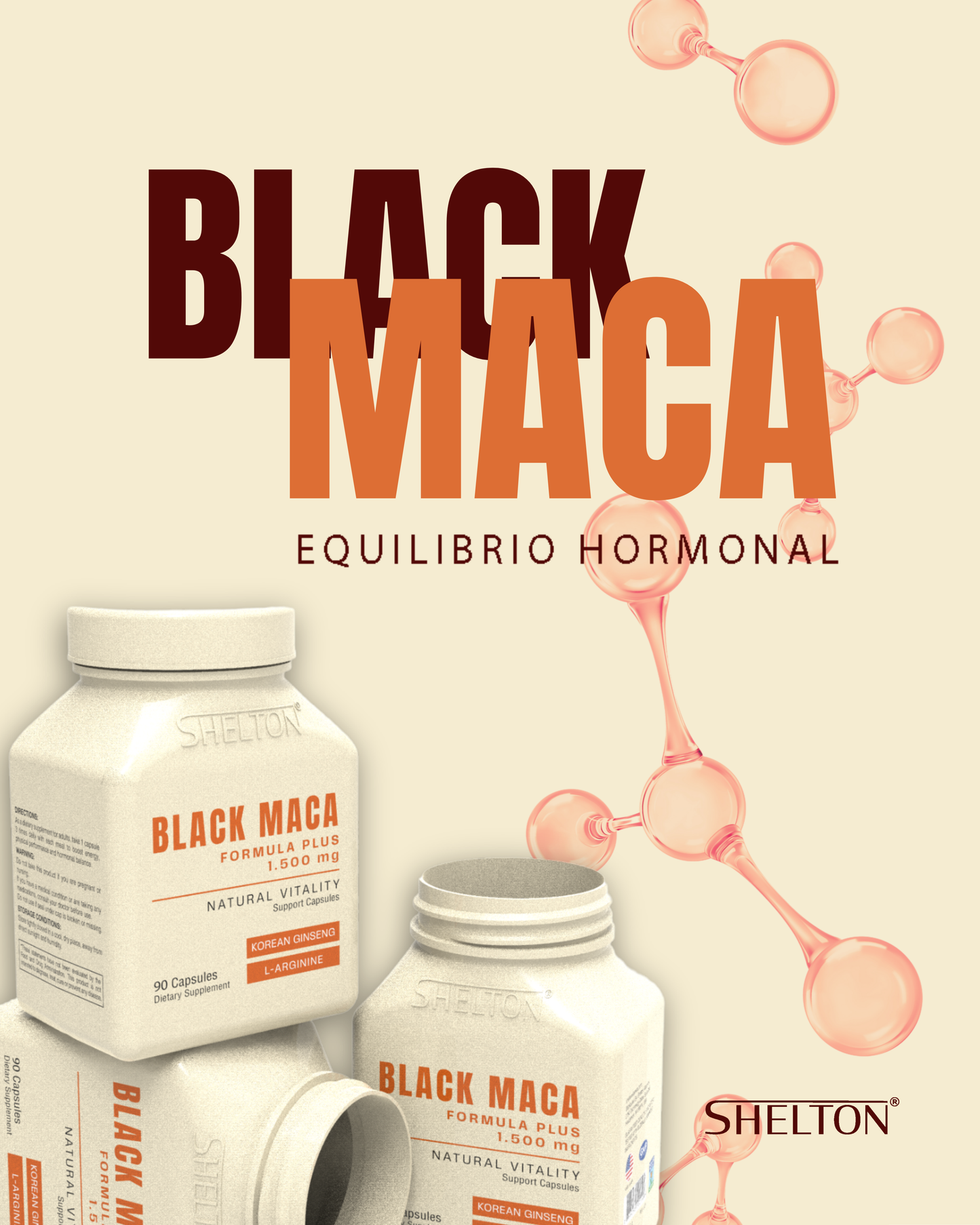 Maca Premium 1500mg - 90 Cápsulas: Enciende la Chispa y Recupera tu Energía Vital