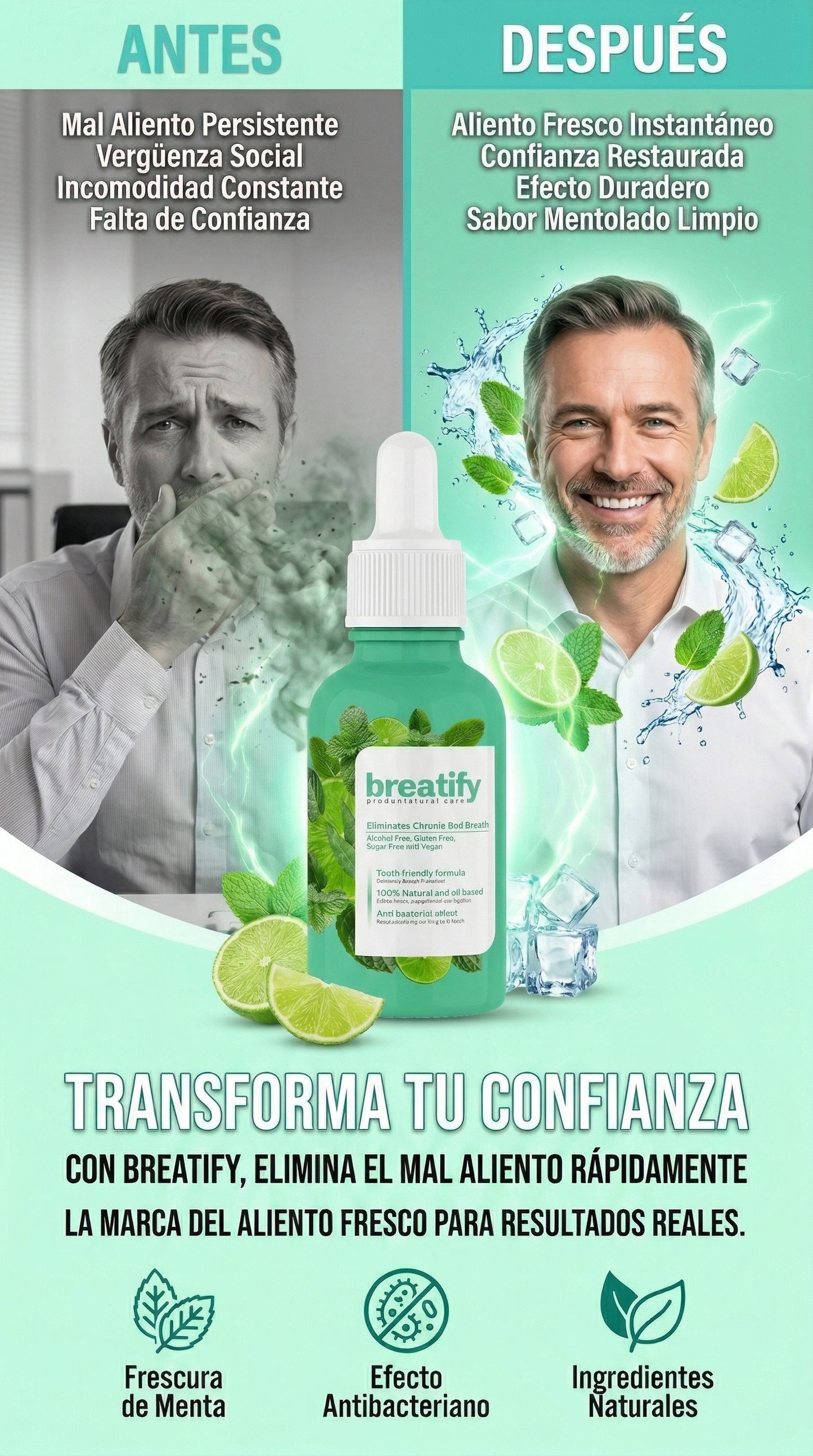 Breatify - El suero natural que elimina el mal aliento