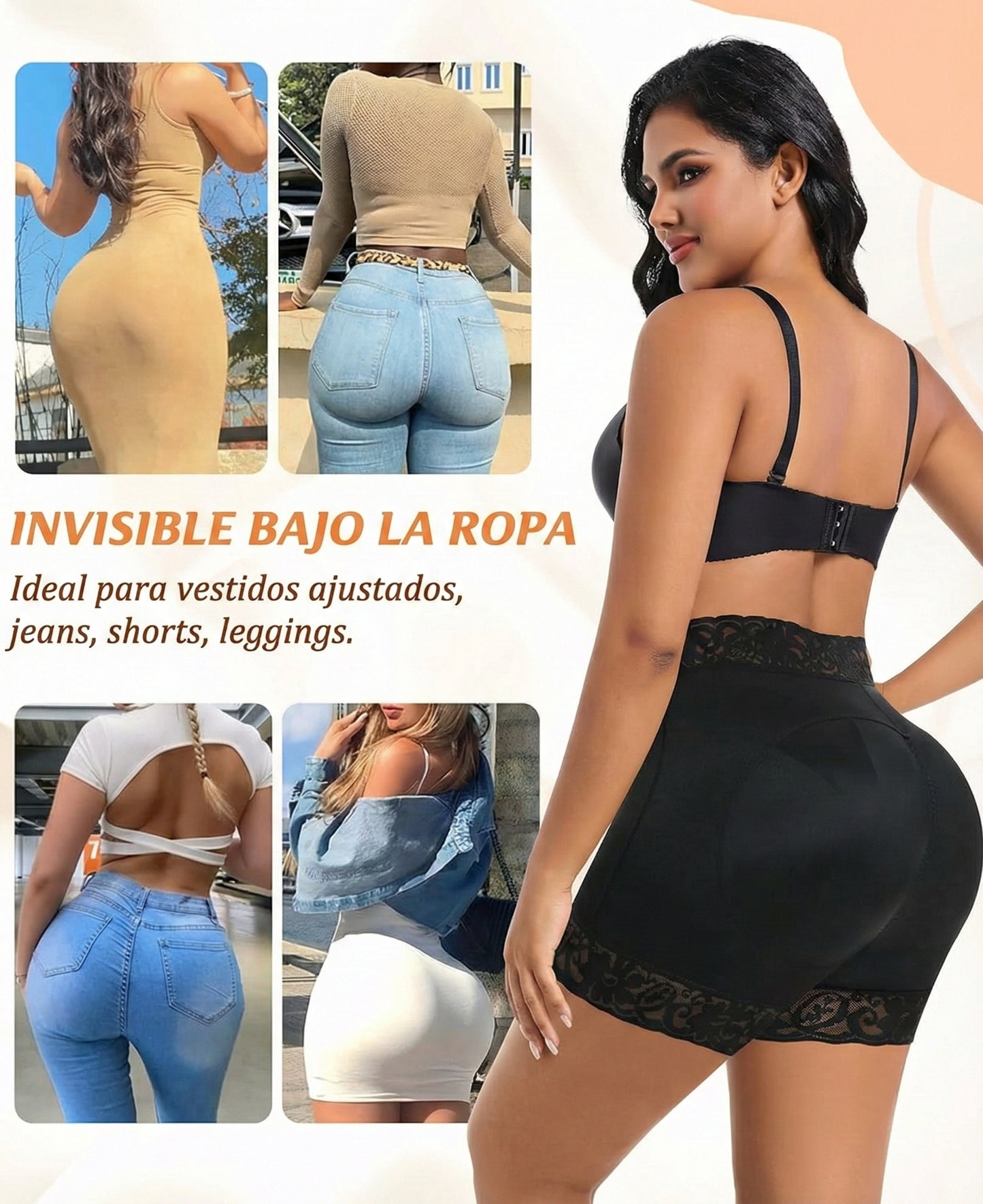 Short Levanta Cola™ 2-en-1: Levanta Glúteos y Control Abdominal