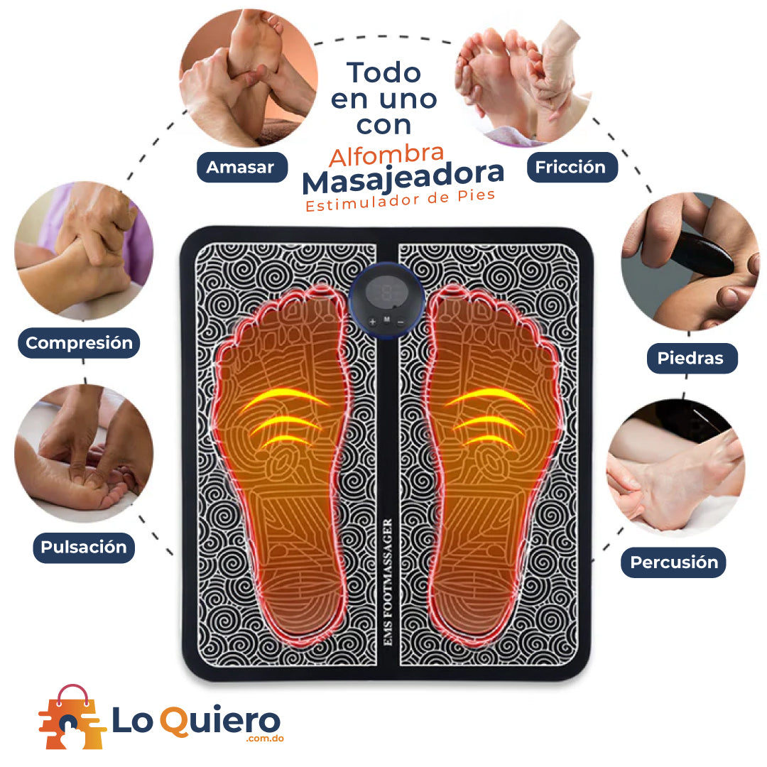 Masajeador de Pies EMS | Electro-Estimulador Muscular