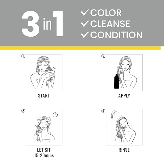 Shampoo Cubre Canas - Instantáneo y Natural 3 en 1