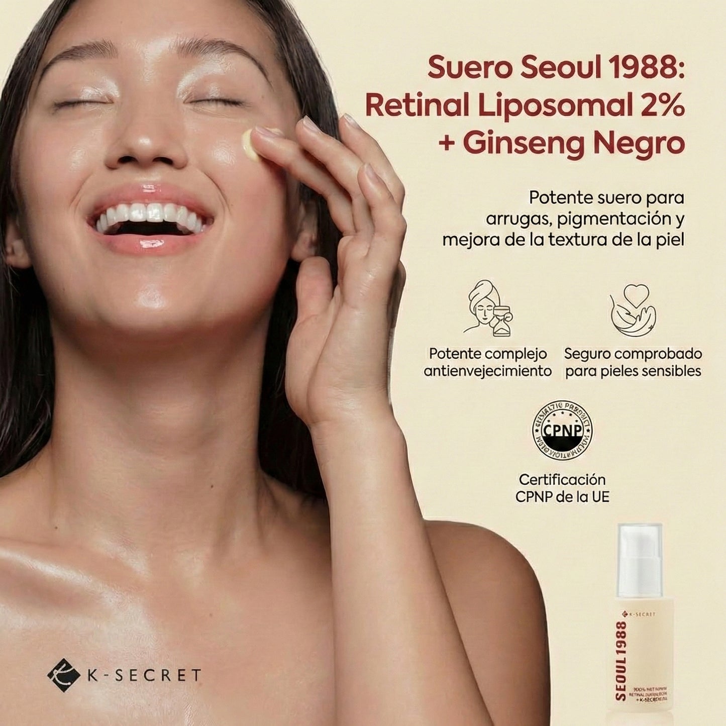 Serum Seoul 1988 | Retetinal Liposome 2% + Ginseng Negro