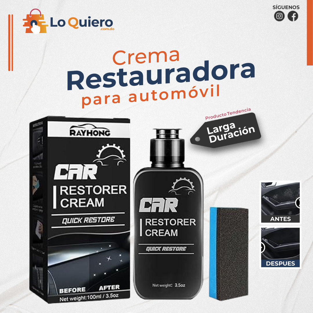 Crema Restauradora de Plásticos y Leather | Restaurador Premium
