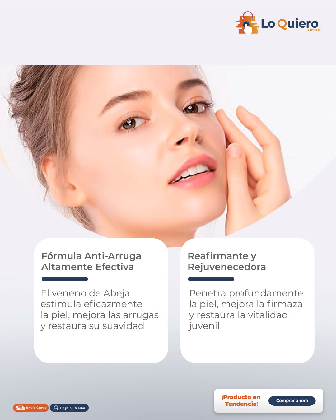 Crema Antiarrugas Premium – Botox Bee Venom Wrinkle Cream (Efecto Lifting Instantáneo)