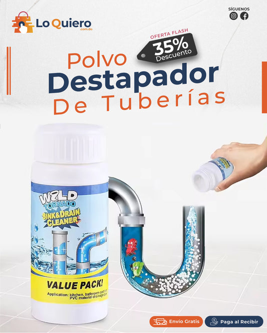 Limpiador de Tuberías - Polvo DestapaCaños