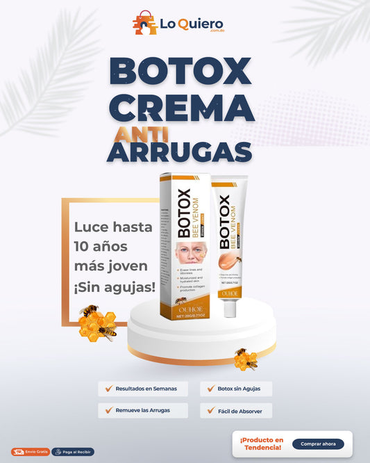 Crema Antiarrugas Premium – Botox Bee Venom Wrinkle Cream (Efecto Lifting Instantáneo)