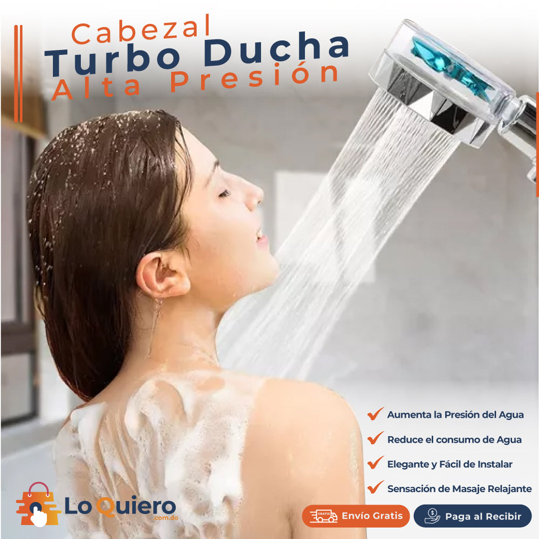 Cabezal de Ducha de Alta Presión | Turbo Ducha